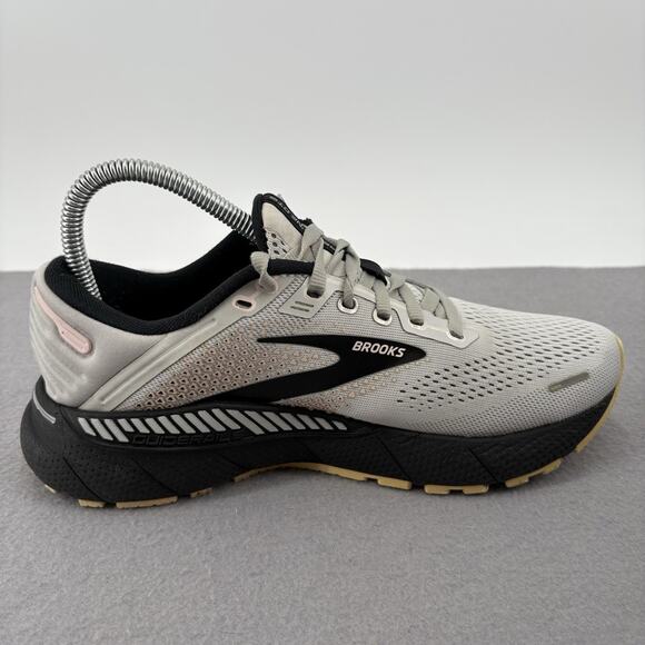 Brooks Adrenaline GTS 22 Womens 8 Shoes Gray Sneaker Running 1203531B035 - Picture 11 of 16